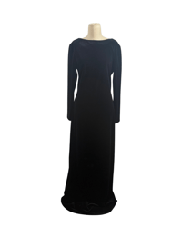 Image 2 of Black velvet gown 🖤