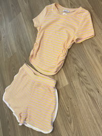 Image 2 of Ruched side crochet shorts set - 4 colours 