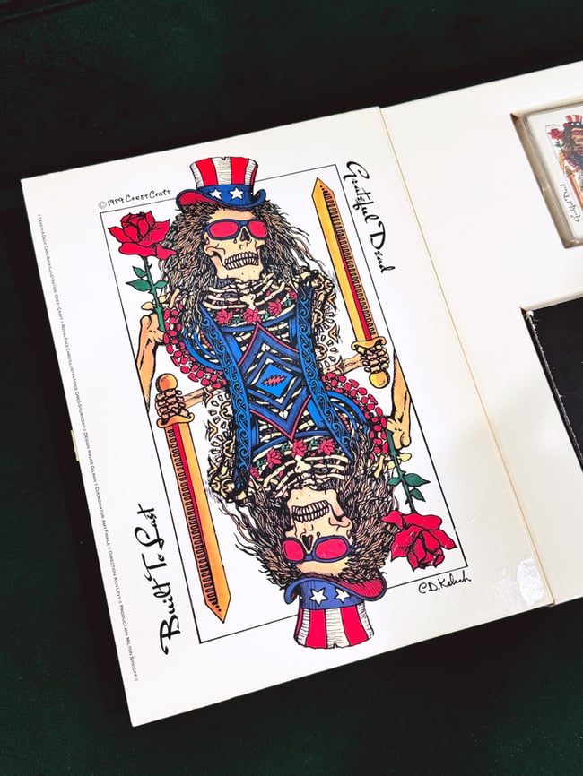 Grateful Dead 1989 Built to Last ‘Dead in a Deck’ Promo Kit - CD
