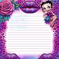 Image 5 of RAINBOW BETTY BOOP FULLY CUSTOMIZABLE STATIONARY GIFT SET