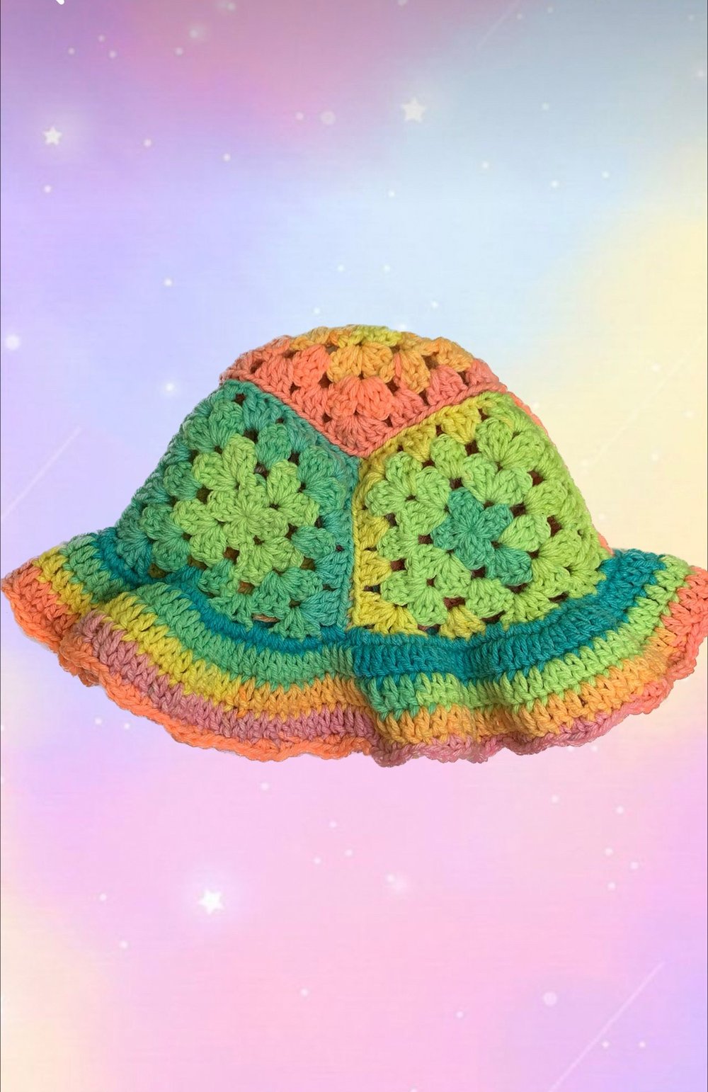 Image of Pastel Rainbow Bucket Hat