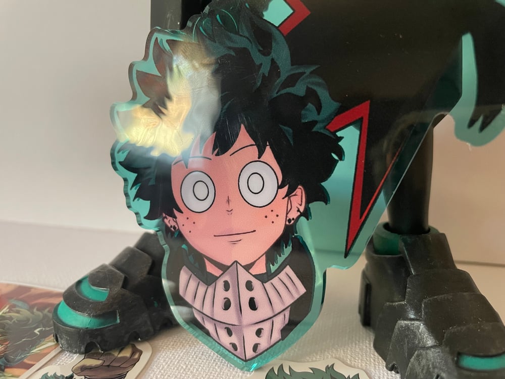 Image of Deku Acrylic Keychains