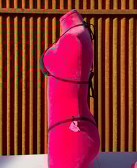 Image 1 of Black Velour Thongs