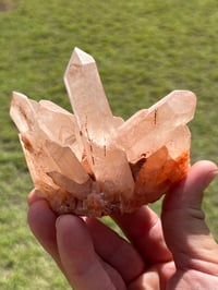 Image 1 of Pink Madagascar Quartz Cluster | Madagascar #3018