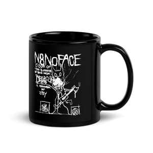 Death's Messenger by N8NOFACE 11 oz. Black Glossy Mug