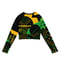 Image of Jah know Recycled long-sleeve crop top