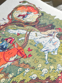 Image 5 of Princess Mononoke Riso Print