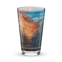 Image 1 of Until the Darkness Goes 16 oz. Pint glass