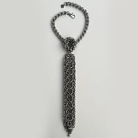 Image 2 of Hematite and Dragonscale Tie