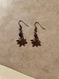 Image 1 of Spiral sun earrings 