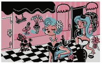 Image 2 of Ladies who Fru Fru Full Size Diamond Painting by Miss Fluff