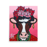 Image 2 of “Frida Cow-lo” matte fine art print