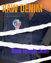 STAPLE RAW DENIM JEANS