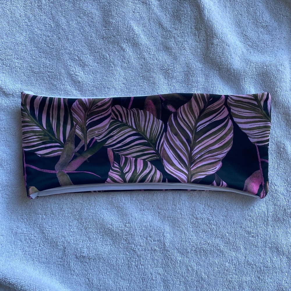 Image of SAMPLE BANDEAU : JUNGLE AFTER HOURS X WHITE 