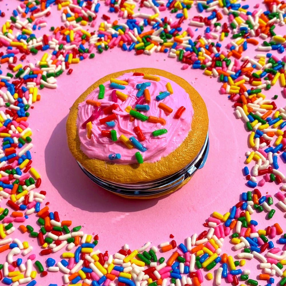 Image of Frosted Sugar Cookie Compact Mirror