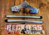 Image 1 of Honda Ruckus OG Adjustable Billet CNC Handlebar with Clip On Bars 