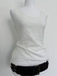 Image 2 of Vintage white tank top // M 