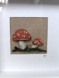 Image 2 of Fibre Art Toadstools 