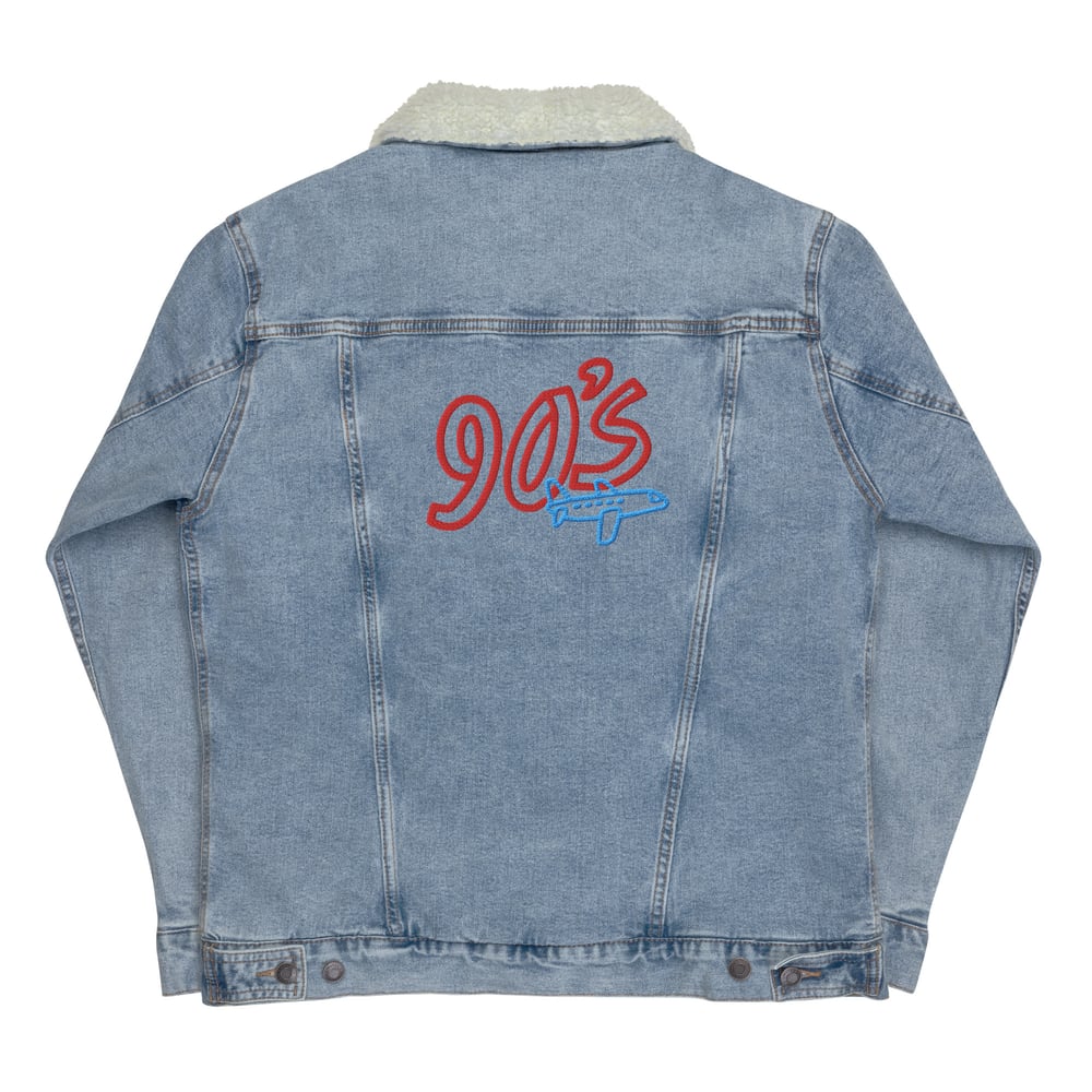 ZEN EXP - 90’s Unisex denim sherpa jacket