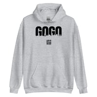 Image 1 of LOVE DC GOGO "SKYLINE" Gray Unisex Hoodie by MITCHCRAFT
