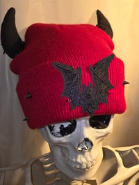 Image 2 of Bat beanie