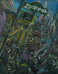 “…if no one is brave enough to do the right thing.” ZOOTOPIA 2 ART PRINT