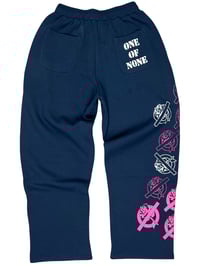 Image 2 of SWEATPANTS V2 (M) - NAVY/WHITE/PINK 