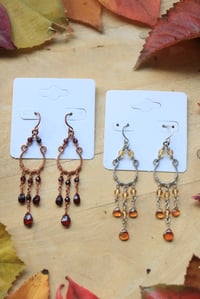 Image 1 of Mini Teardrop Chandelier Earrings