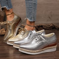 Image 3 of Lace Up Chunky Heel 