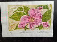 Image 3 of Apple Blossom - Woodcut Print