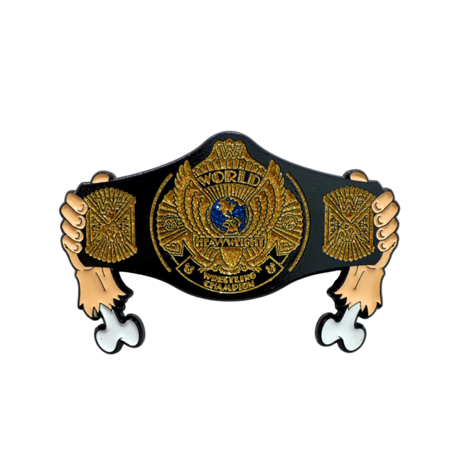 Heavyweight Champ Pack Pin - Winged Eagle Championship Belt