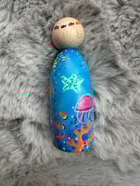 Image 4 of CORALIE - Ocean themed Peg Doll