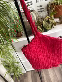 Image 3 of  Custom chunky crochet crop tank