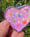 Image of Glitter Heart pink candy