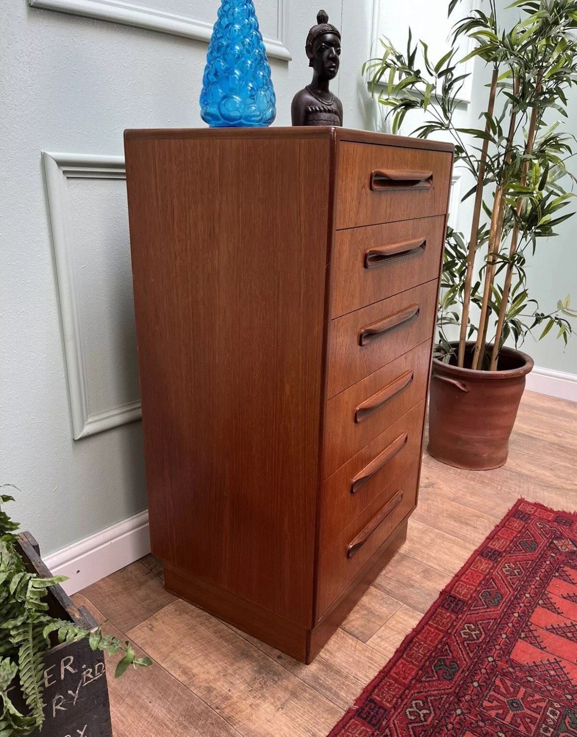 Stunning Mid Century Retro G Plan Fresco Tallboy Chest of 6