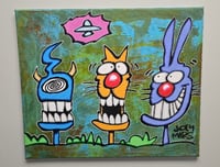 Image 1 of Encountering The Three Amigos (painting)