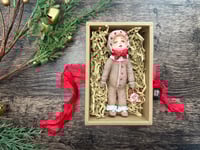 Image 4 of Spun Cotton Doll Ornament, Niklaus