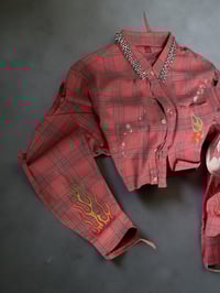 Image 2 of R CRystal FLAME Flannel 