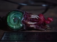 Image 14 of Monstrous Twisted Tongue Pendant, ooak