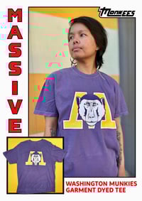 Image 2 of Washington Munkies Garment Dyed Tee