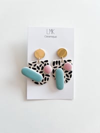 Paire de boucles d'oreilles céramique BOOMA + 2