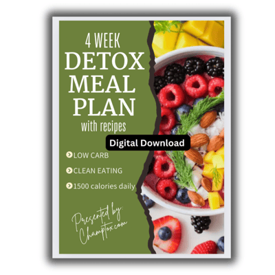 Image of 4 Week Digital Meal Plan (CHAMPtox)
