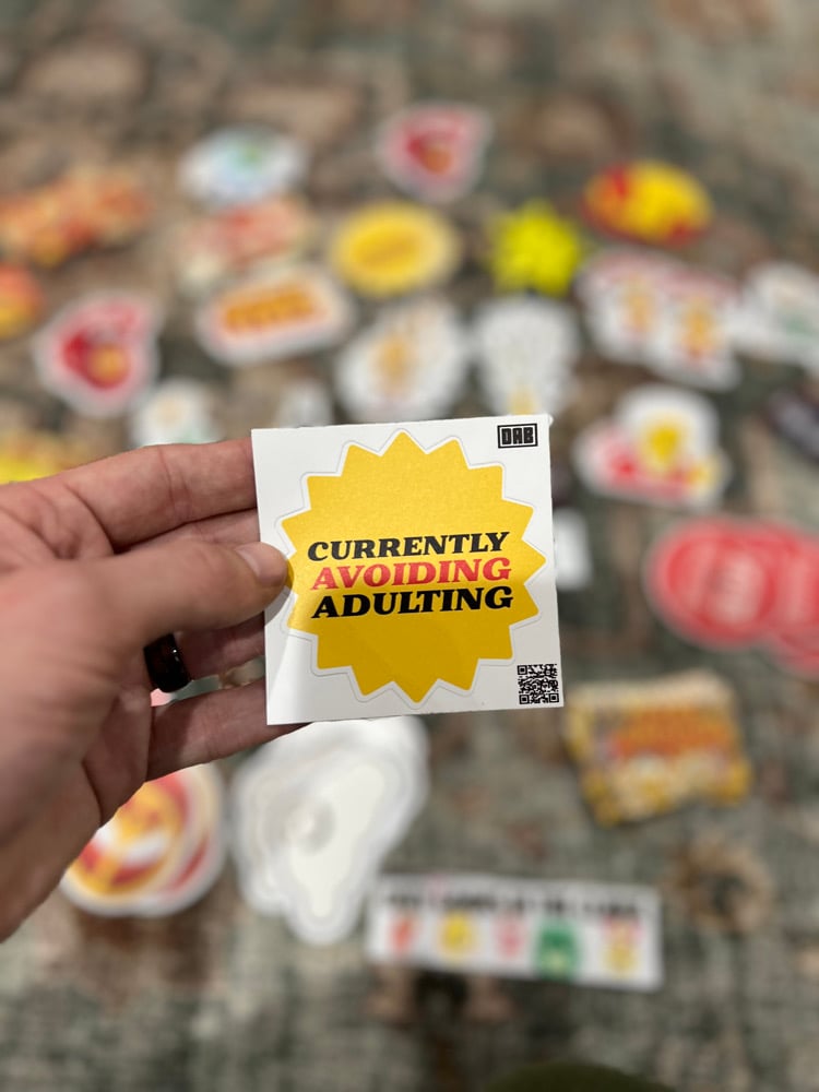 Image of Currently Avoiding Adulting 3 Inch