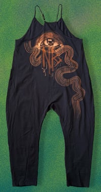 Image 2 of “MEDUSA” CUSTOM BLEACH PAINTED BAGGY JUMPER MEDIUM