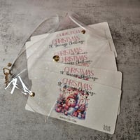 Image 1 of Clear Pouch with Savings Trackers 