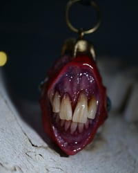 Image 3 of Egg of the King Toothy pendant, OOAK,