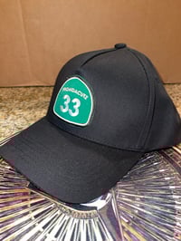 Image 3 of 33 Black w/ Pink Brim SnapBack 