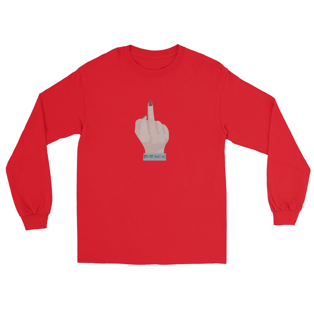 Image of YOU ARE AMAZING LONG SLEEVE SHIRT