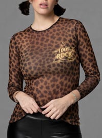 Image 1 of CAMISETA TUL LEOPARDO