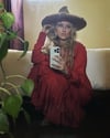 vintage  Norma Kamali scarlet flamenco dress